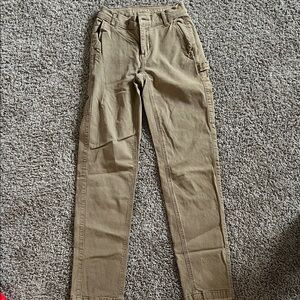 American Eagle Outfitters Tan Cargo Pants